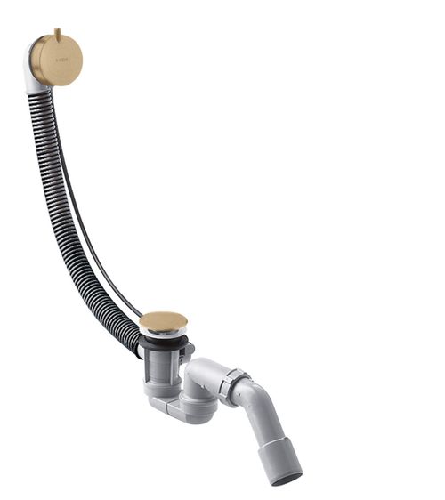 Hansgrohe-HG-Komplettset-Ablauf-und-Ueberlaufgarnitur-fuer-Normalwannen-Brushed-Bronze-58316140 gallery number 1